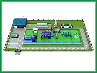 大型无害化处理生产线